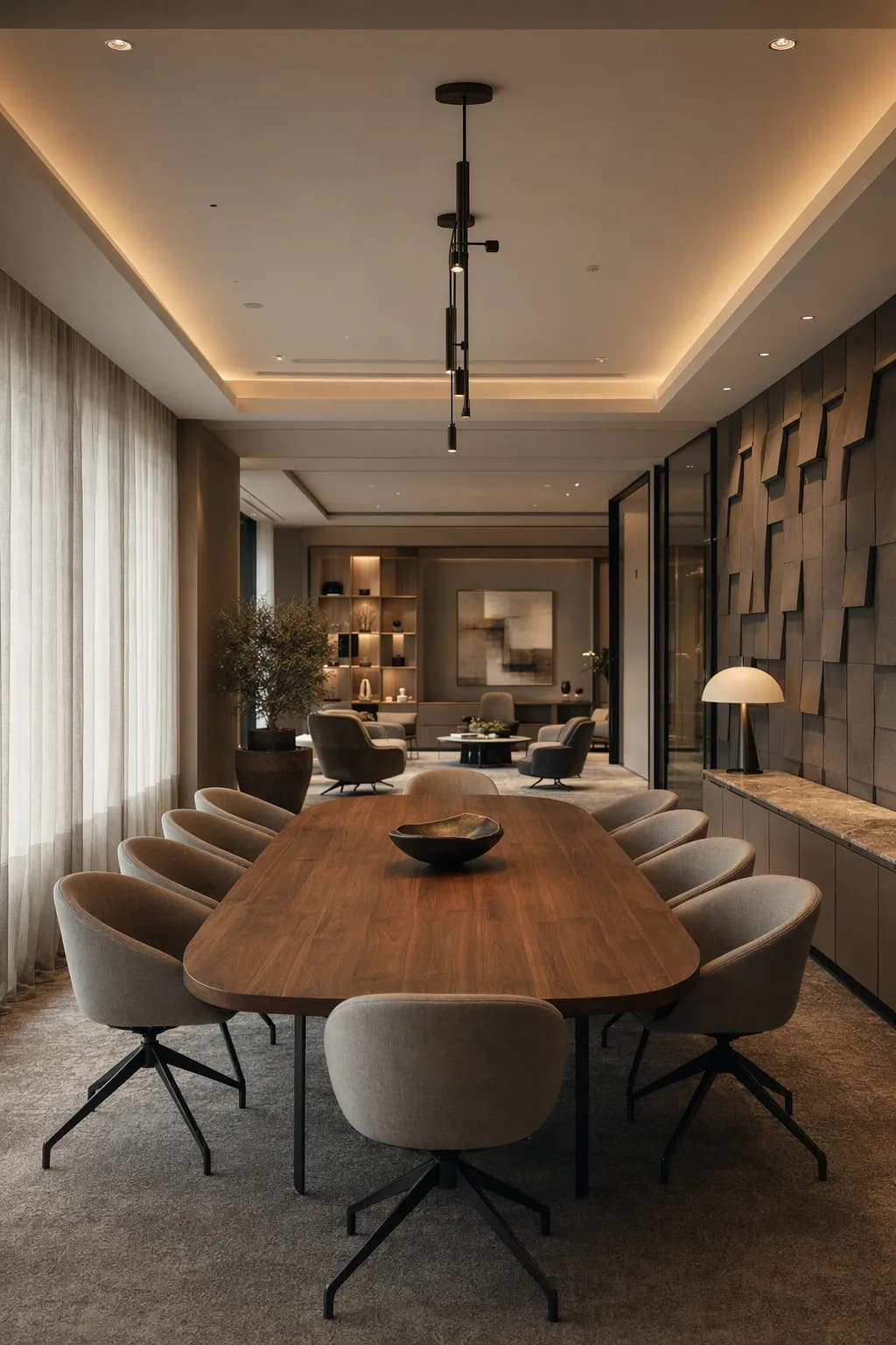 Executive Lounge Rhein (KI-generiert)